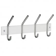 Smedbo BX1014 - BESLAGSBODEN Coat and Hat Rack, Quadruple