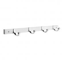 Smedbo BX1050 - Polished Chrome/White Quad Hook