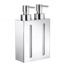 Smedbo FK258 - Outline Soap Dispenser Wall Mount 2 Pumps Pc