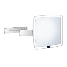 Smedbo FK492EP - Rechargeable Led Square Make Up Mirror