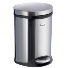 Smedbo FK663 - Step Trash Bin - Brushed Stainless Steel - 1 1/2