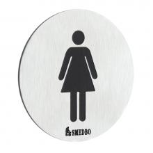 Smedbo FS956 - Xtra Restroom Sign Lady Ssb