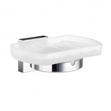 Smedbo RK342 - House Soap Dish Frstd Glass Pc