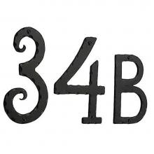 Smedbo S020 - House Number 0 Black Wrought Iron