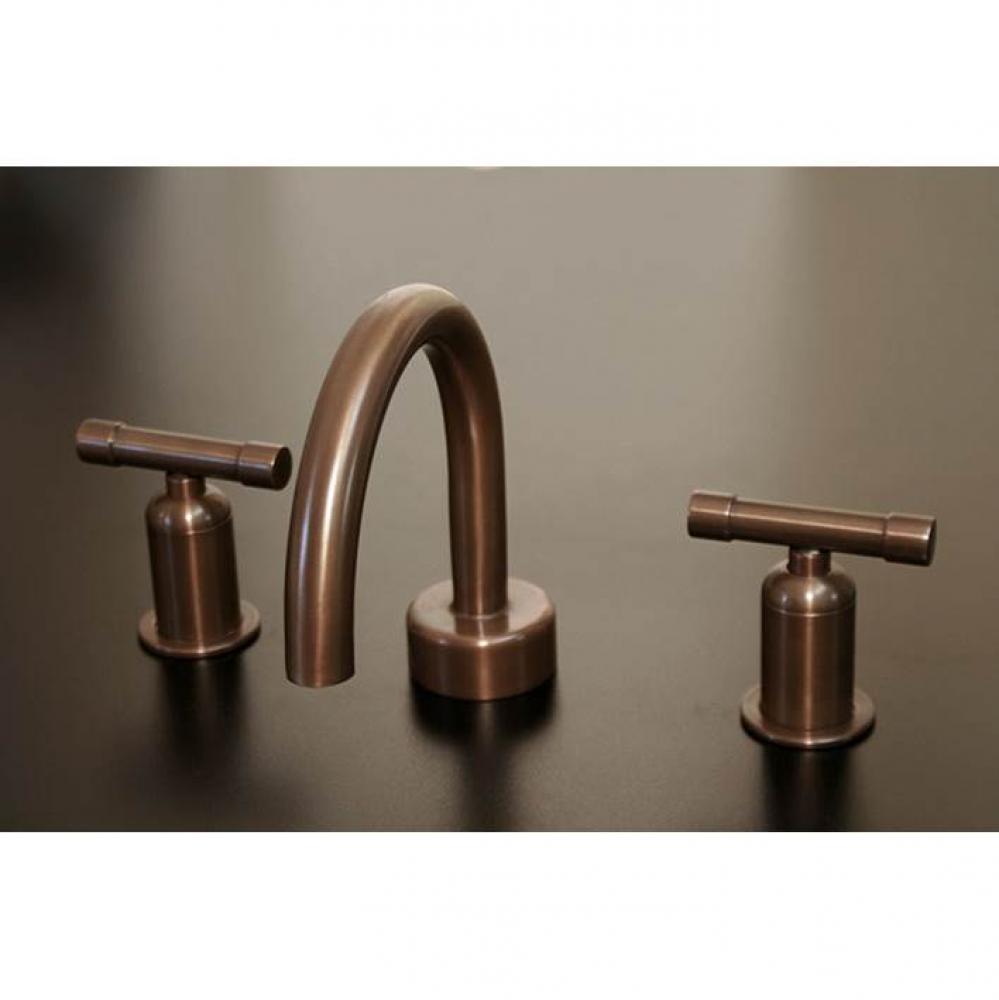 Wherever Widespread Deck Mount Lav Faucet With Fixed Gooseneck Spout 6-1/2'' Center To A