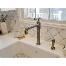 Sonoma Forge BRUT-LBO-SW-RN - Brut Faucet  With Swivel Elbow Spout 7-1/2'' Center To Aerator 8-1/2'' Spout H