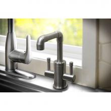 Sonoma Forge POU-LBO-H-RN - Point Of Use Faucet With Elbow Spout Hot Only