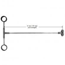 Sonoma Forge WB-ACC-TEE - SN - Optional Stabilizer Tee For Waterbridge Floor-Mounted Tub Fillers Attaches To Wall Or Tub 16'