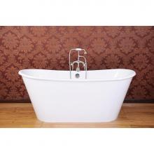 Song FV-672729-CIS4 - VIRTUOSO?, 67''x27'' Freestanding Bathtub, No Faucet Drillings, Color White,