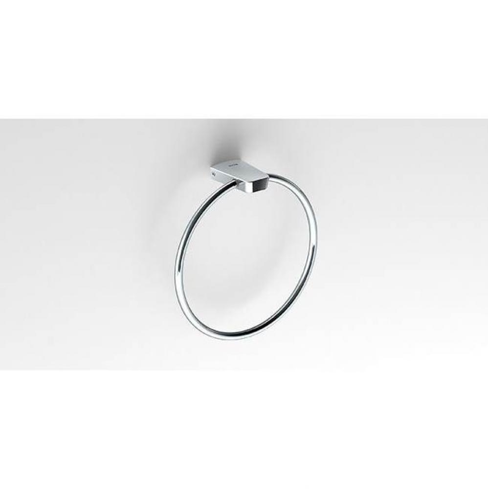 S6 Round Towel Ring Black