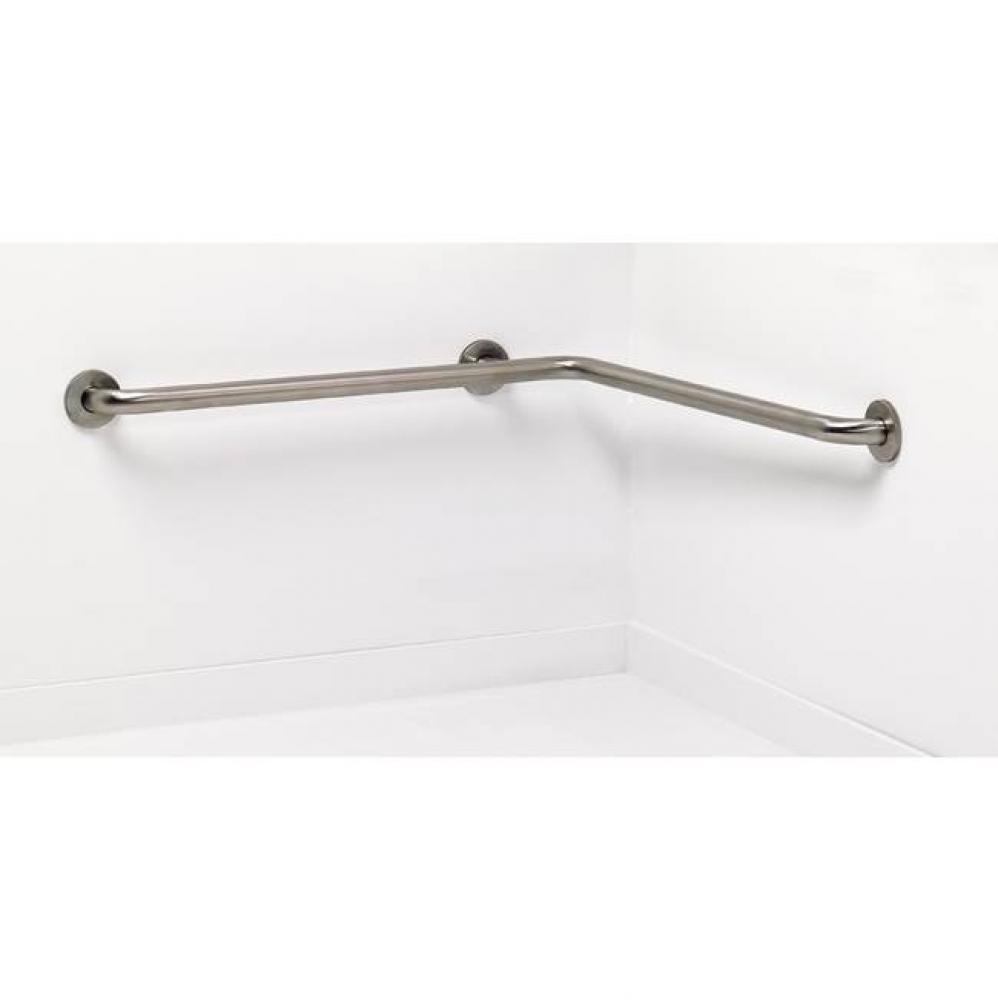 Grab Bar Shower Horizontal 28X28''(70cm)X70 Satin Ss