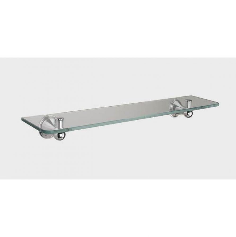 SONIA -GENOA SHELF 20''(50cm) GLASS-CHROME(D)