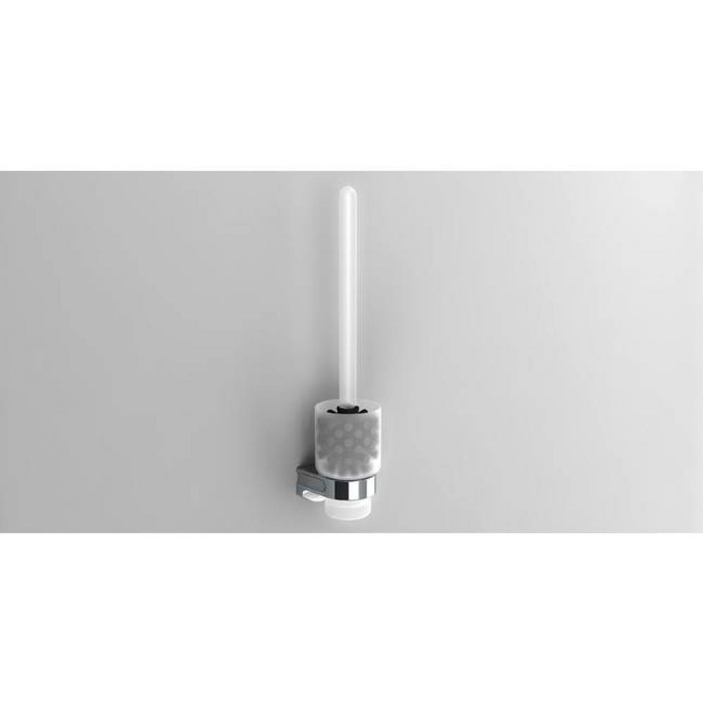 S1 Wc Brush Set Wall Mount Gasss-Chrome