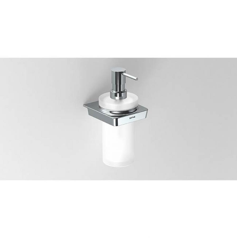 SONIA -S6 SOAP DISPENSER WM GLASS-CHROME(D)