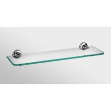 Sonia 118045 - SONIA -E-PLUS SHELF 20''(50cm) GLASS-CHROME(D)