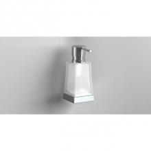 Sonia 131945 - SONIA -S7 SOAP DISPENSER WM GLASS-CHROME(D)