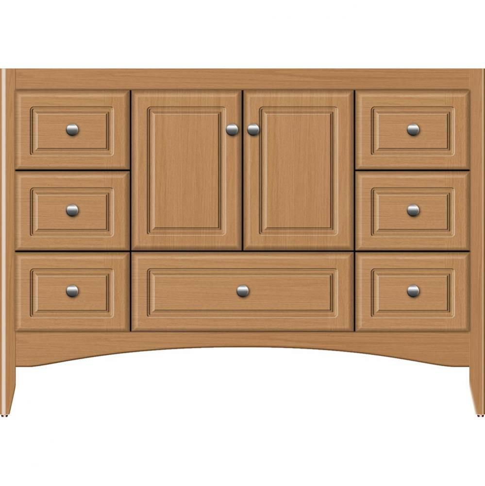 48 X 18 X 34.5 Wallingford Town Vanity Ultra Nat Oak 6 Drw