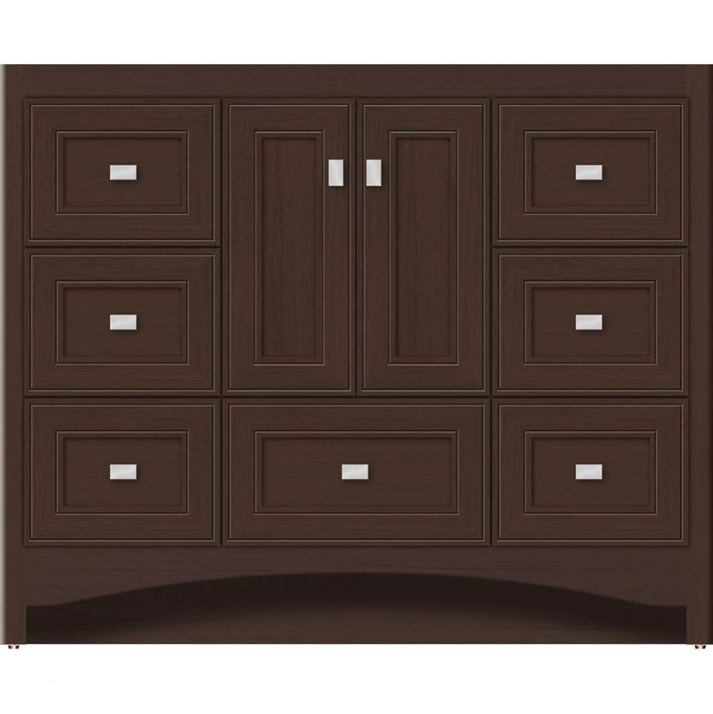 42 X 21 X 34.5 Ravenna Vanity Deco Miter Choc Oak Sb