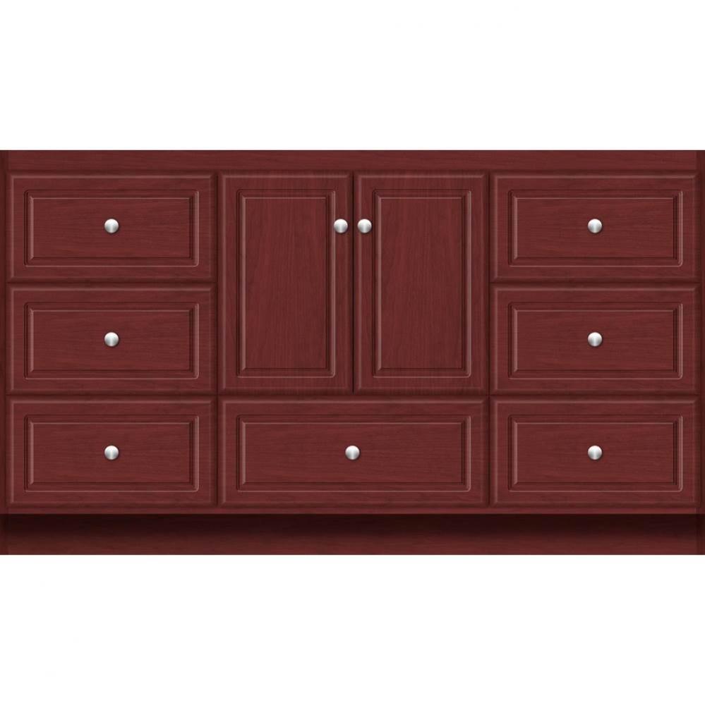 60 X 18 X 34.5 Montlake Vanity Ultra Dk Cherry Sb