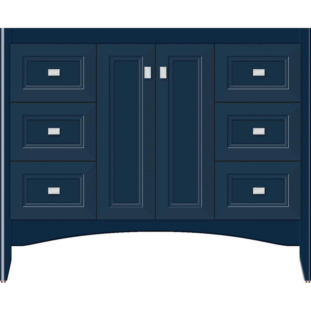 42 X 21 X 34.5 Wallingford View Vanity Ogee Miter Lapis Night Sb