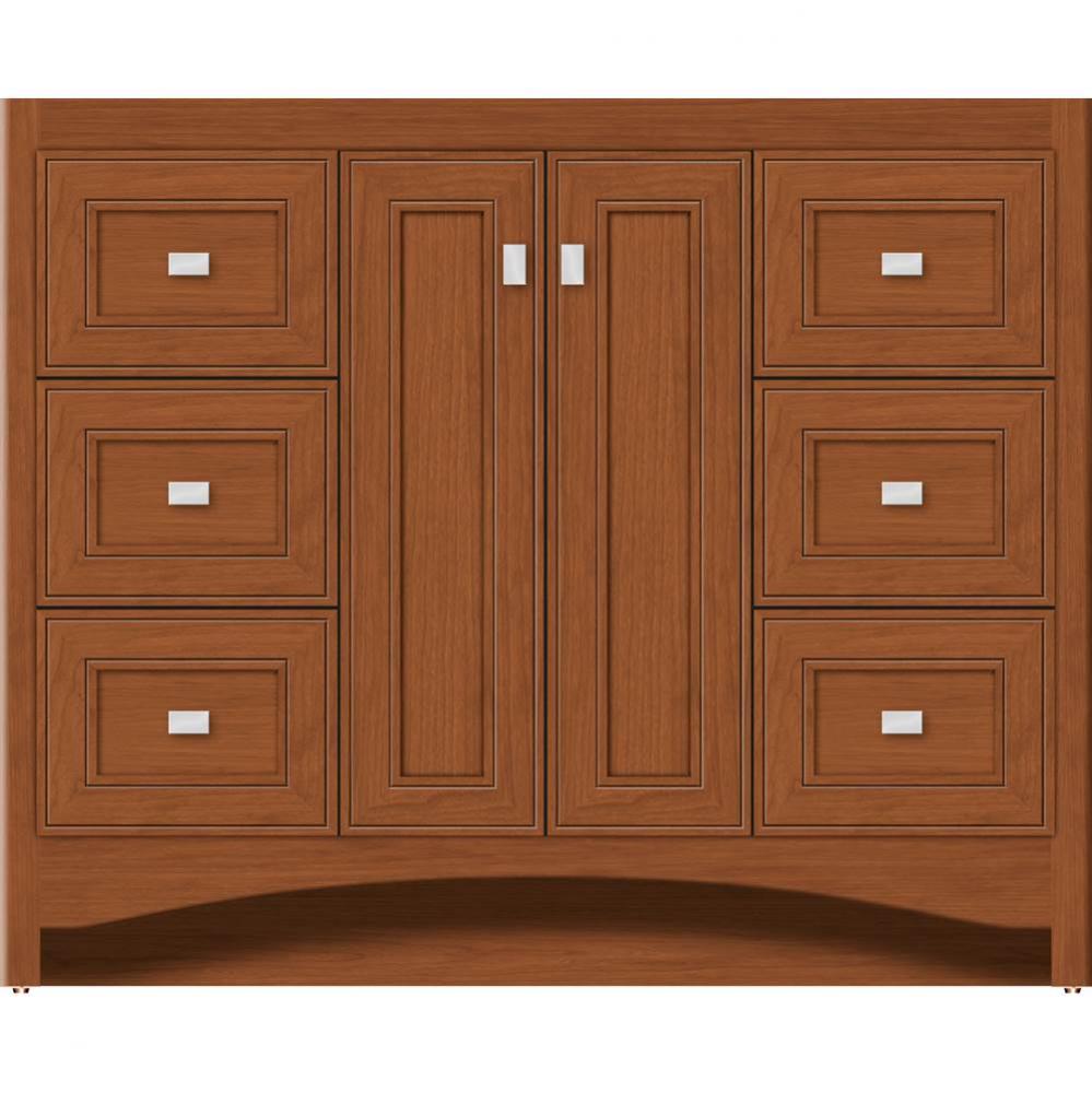 42 X 18 X 34.5 Ravenna View Vanity Deco Miter Cinn Cherry Sb