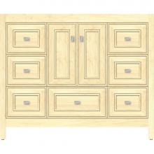 Strasser Woodenwork 50.585 - 42 X 21 X 34.5 Alki Essence Vanity Deco Miter Nat Maple Sb