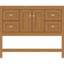 Strasser Woodenwork 54.243 - 42 X 21 X 34.5 Alki Spa Vanity Deco Miter Nat Cherry Sb