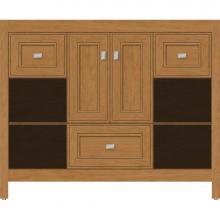 Strasser Woodenwork 55.303 - 42 X 21 X 34.5 Alki Cafe Vanity Deco Miter Nat Cherry Sb