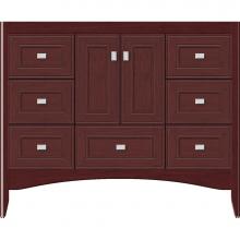 Strasser Woodenwork 36.121 - 42 X 21 X 34.5 Wallingford Vanity Deco Miter Dk Cherry Sb