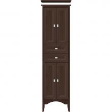 Strasser Woodenwork 36.662 - 19.5 X 21 X 70 Wallingford Linen Ogee Miter Choc Oak