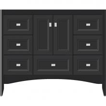 Strasser Woodenwork 36.035 - 42 X 18 X 34.5 Wallingford Vanity Ogee Miter Sat Black Sb