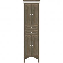 Strasser Woodenwork 31-826 - 19.5 X 21 X 70 Wallingford Linen Ogee Miter Dusky Oak