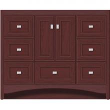 Strasser Woodenwork 44.592 - 42 X 21 X 34.5 Ravenna Vanity Deco Miter Dk Cherry Sb