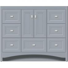 Strasser Woodenwork 43.748 - 42 X 18 X 34.5 Ravenna Vanity Ogee Miter Silver Oak Sb