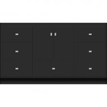 Strasser Woodenwork 25.232 - 60 X 21 X 34.5 Montlake Vanity Slab Sat Black Sb