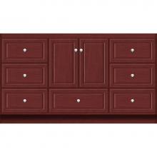Strasser Woodenwork 21.096 - 60 X 18 X 34.5 Montlake Vanity Ultra Dk Cherry Sb