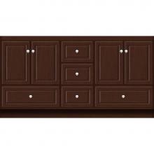 Strasser Woodenwork 11.108 - 60 X 21 X 32 Montlake Vanity Ultra Choc Cherry Db