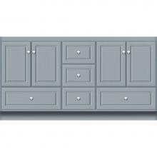 Strasser Woodenwork 11.516 - 60 X 21 X 32 Montlake Vanity Ultra Silver Oak Db