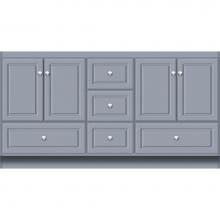 Strasser Woodenwork 17.075 - 60 X 21 X 32 Montlake Vanity Ultra Sat Silver Db