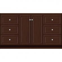 Strasser Woodenwork 28.894 - 60 X 21 X 34.5 Montlake View Vanity Ultra Choc Cherry Sb