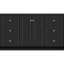 Strasser Woodenwork 58-386 - 60 X 18 X 34.5 Montlake View Vanity Ultra Lapis Night Sb