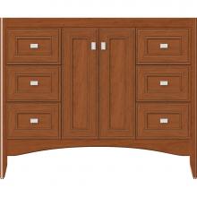 Strasser Woodenwork 33-032 - 42 X 21 X 34.5 Wallingford View Vanity Deco Miter Cinn Cherry Sb