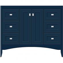 Strasser Woodenwork 34-374 - 42 X 18 X 34.5 Wallingford View Vanity Deco Miter Lapis Night Sb