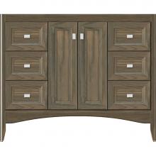 Strasser Woodenwork 30-465 - 42 X 21 X 34.5 Wallingford View Vanity Ogee Miter Dusky Oak Sb
