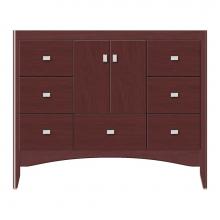 Strasser Woodenwork 37-412 - 42 X 18 X 34.5 Wallingford Vanity Tiered Miter Dk Cherry Sb