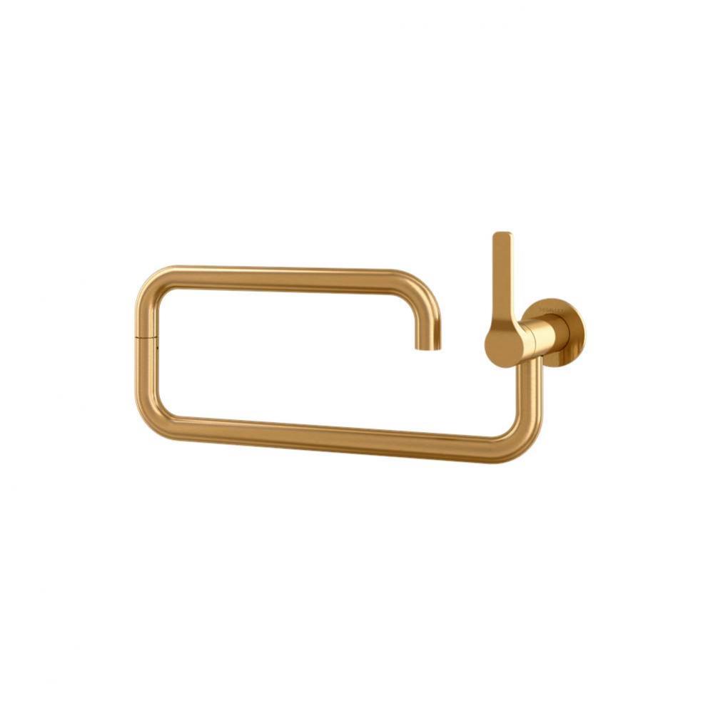 Ideal Pot Filler Tap in PVD Brushed Gold Stainless Steel