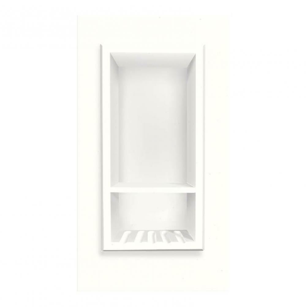 Decor 7-1/2'' x 15'' Recessed Shampoo Caddy in White