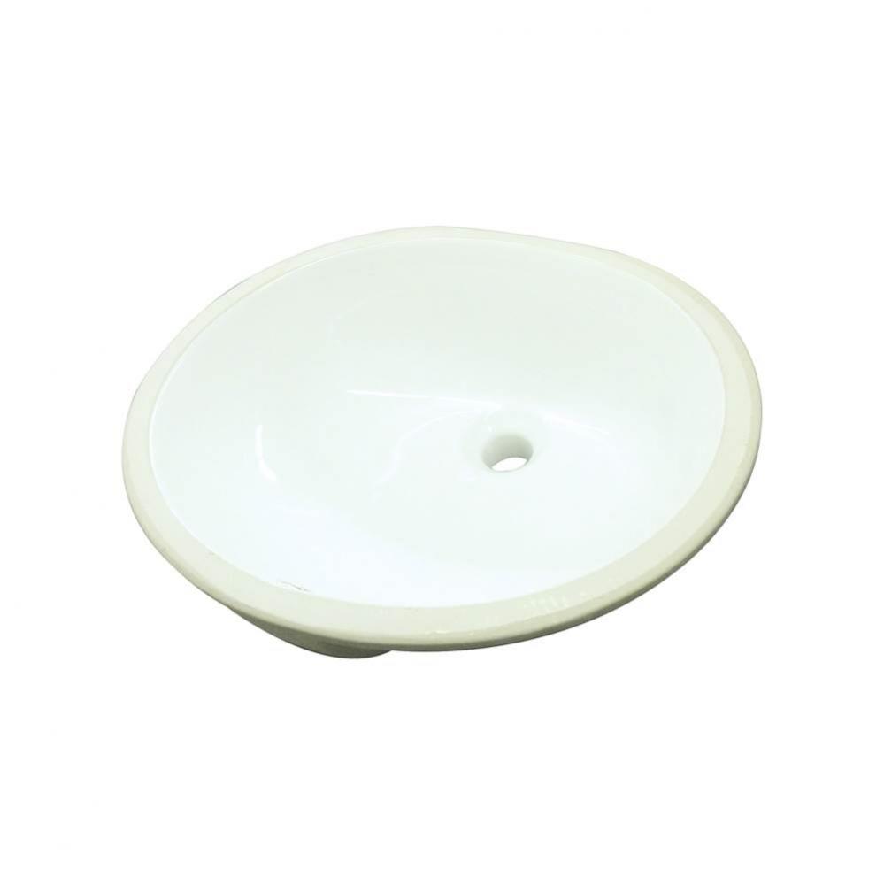 Madison Vitreous China 16-in Undermount Lavatory