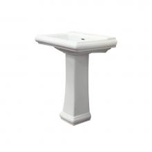 Transolid TL-1468-01 - Avalon Vitreous China Pedestal Sink Only in White