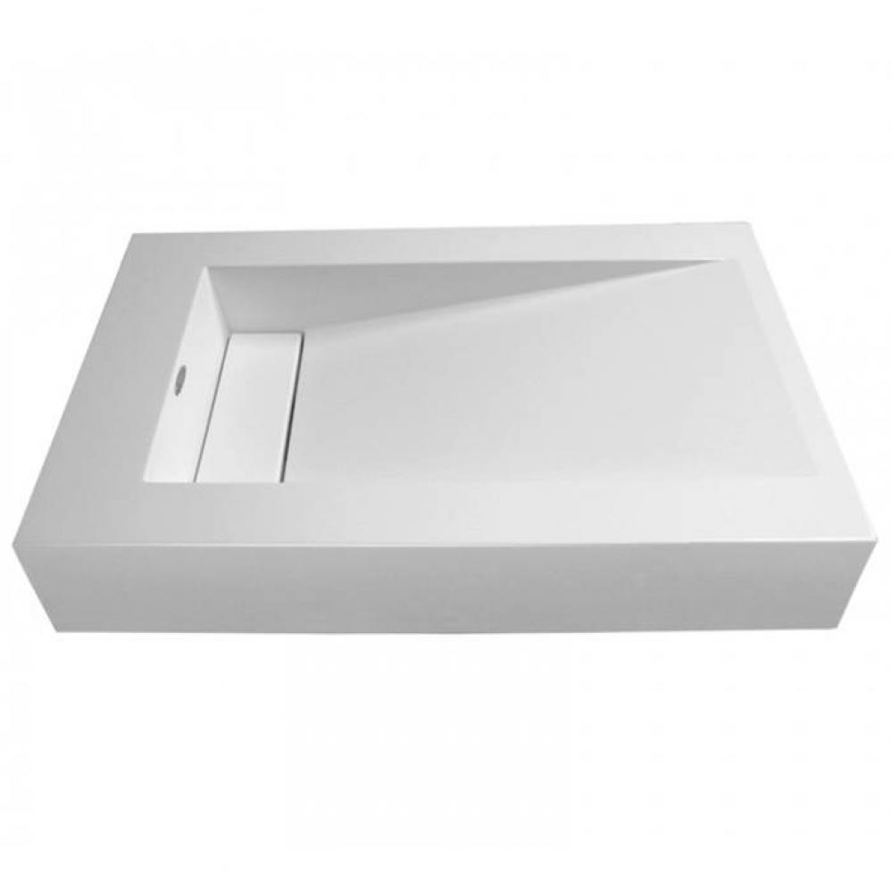 Shila Stone Single Basin 1apos;apos; lipsize. Gloss or Matte